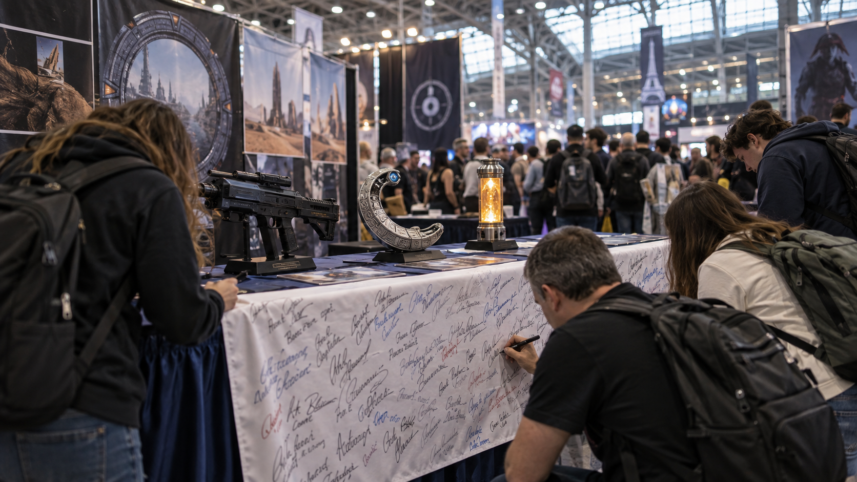 The #SaveStargate Banner Heads to Paris Manga on October 3–4 as French Fans Set Up a Stargate Booth